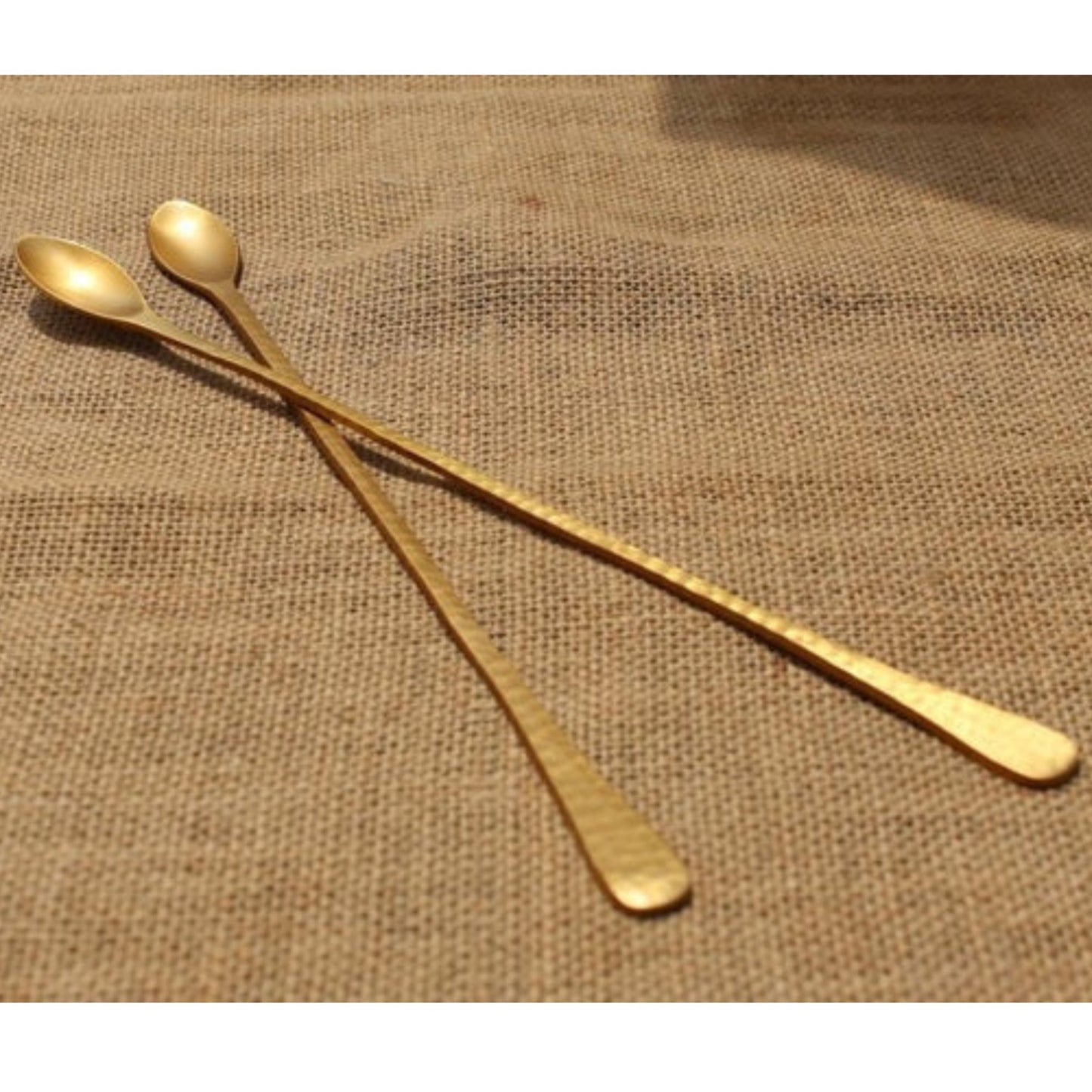 LONG BRASS MIXING SPOON