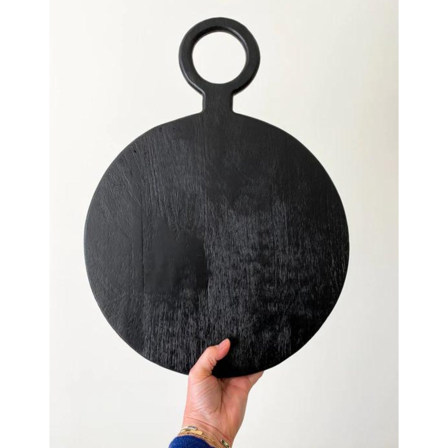 BLACK MANGO WOOD ROUND BOARD