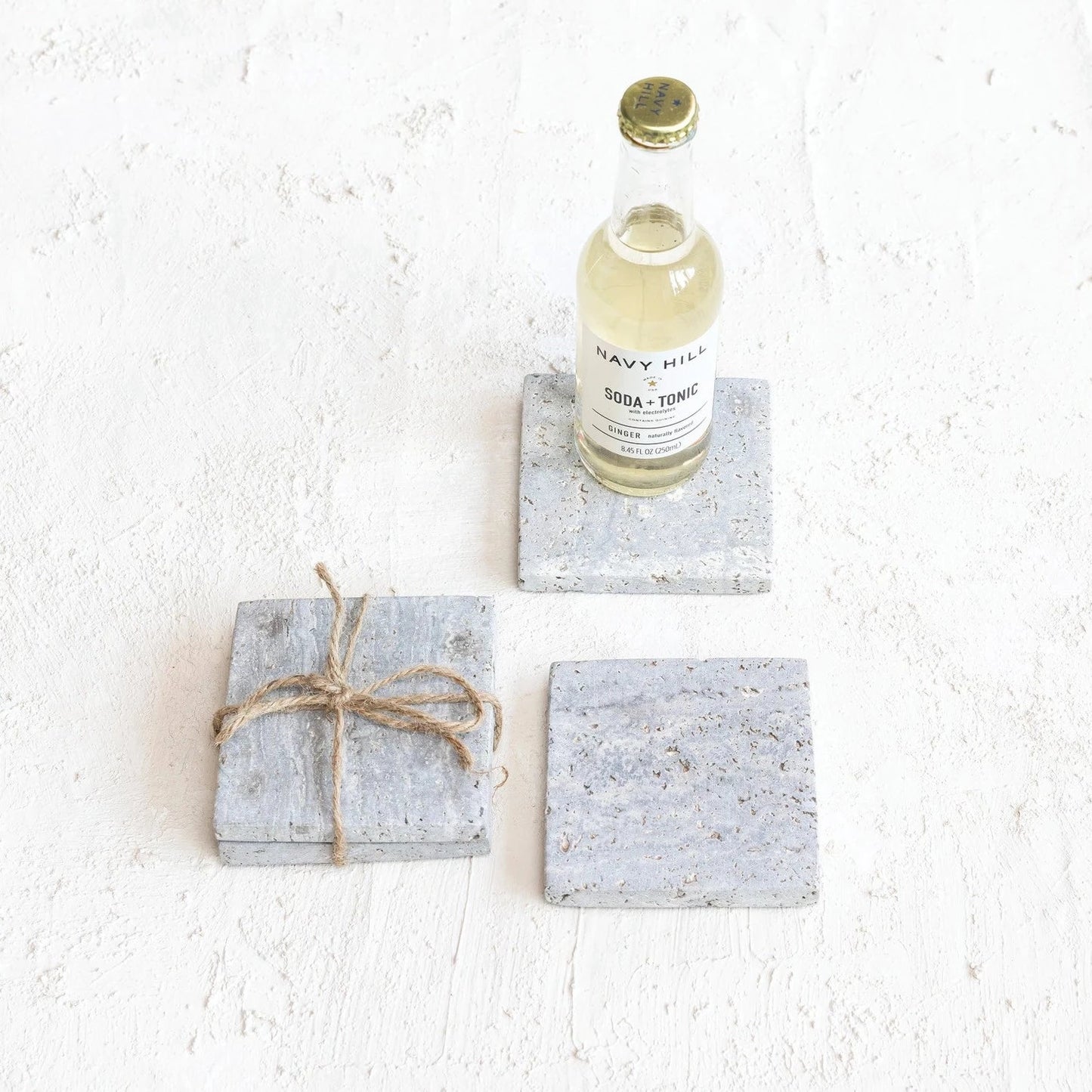 TRAVERTINE COASTERS