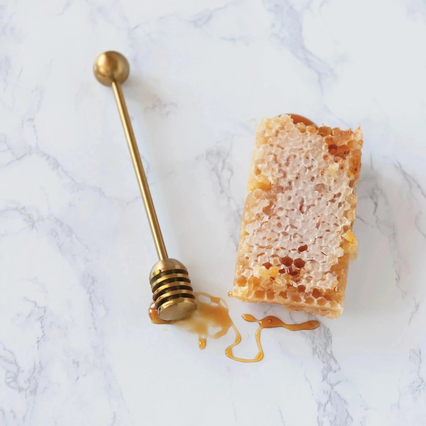 GOLD HONEY DIPPER