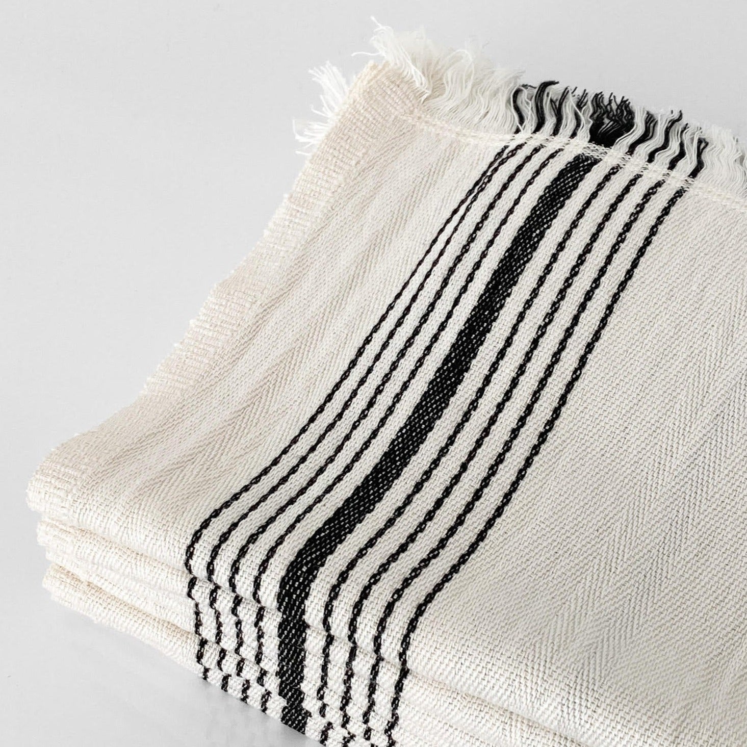 Black and white discount turkish hand towels